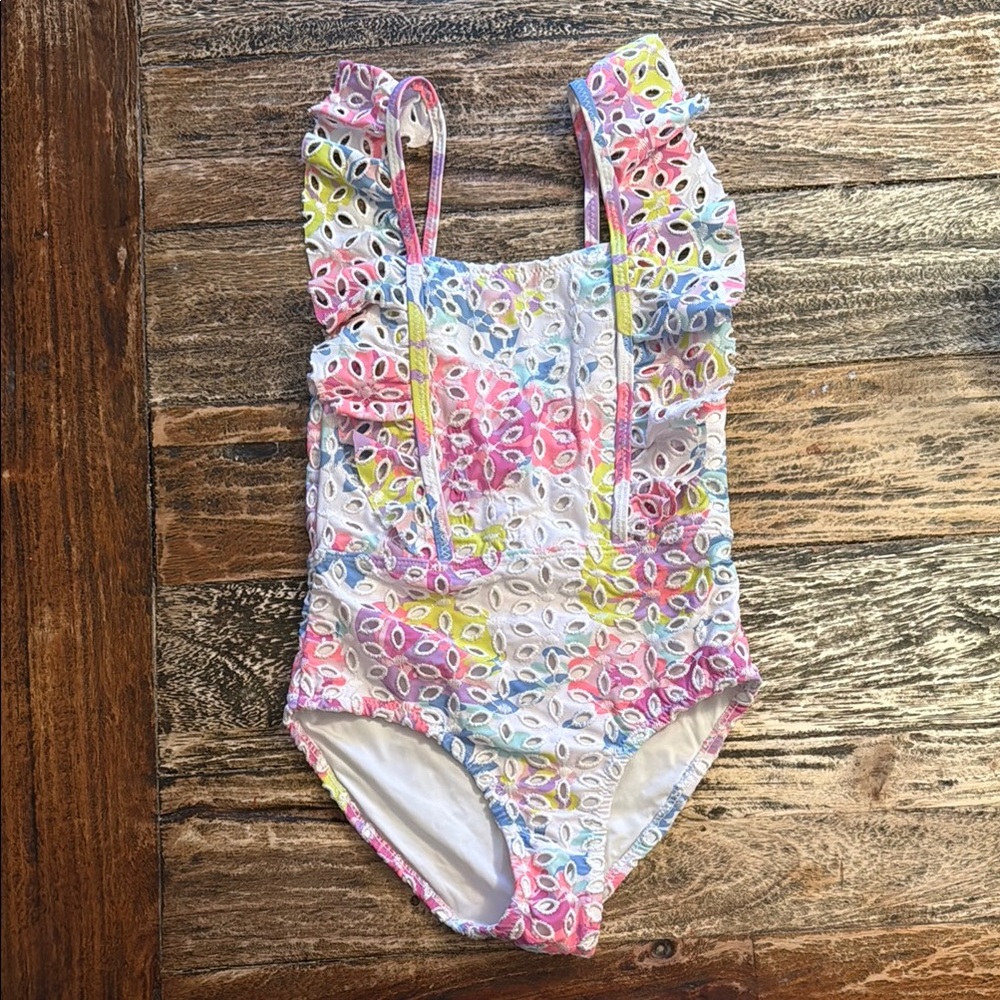 Shade Critters Eyelet One Piece Swimsuit | Size 4T